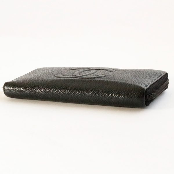 b1636236 CHANEL caviar skin long wallet