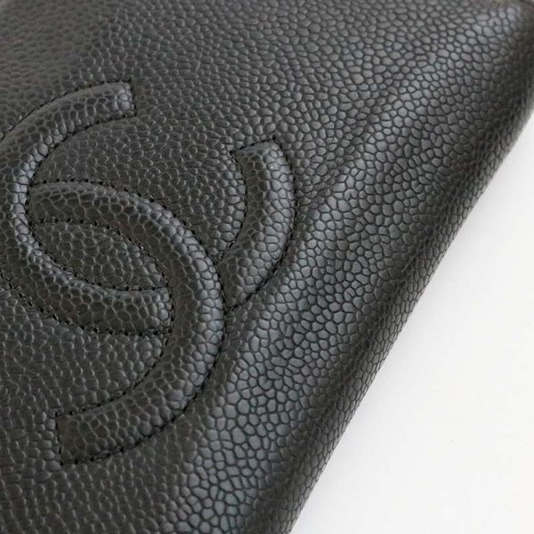 b1636238 CHANEL caviar skin long wallet