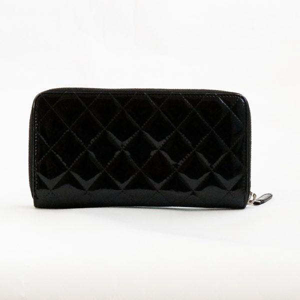 b2403192 CHANEL Matelasse Long Wallet Black