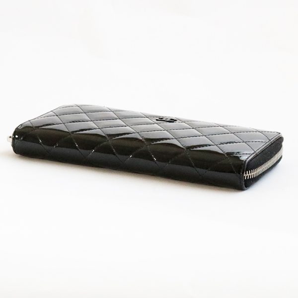 b2403196 CHANEL Matelasse Long Wallet Black