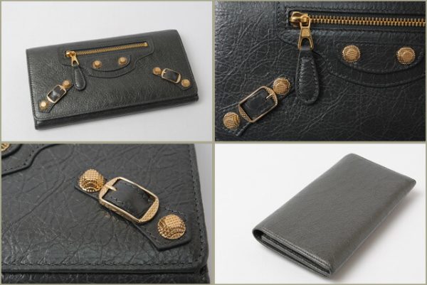 ba 16 001 2 Balenciaga Giant Money Wallet Black