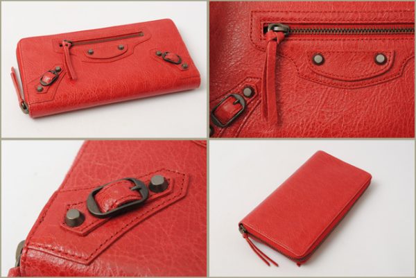 ba 16 003 2 Balenciaga Continental Wallet Red