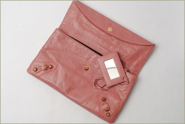 ba 17 002 4 Balenciaga Giant Envelope Clutch Bag Pink