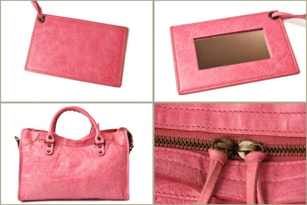 ba 18 007 6 Balenciaga Editors Bag The City Pink