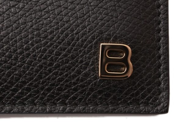 ba 19 010 4 Balenciaga Wallet Calf Black Bordeaux