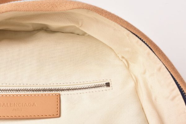 ba 19 011 10 Balenciaga Backpack Denim Natural