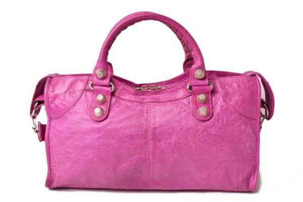 ba 19 012 3 Balenciaga The Giant Part Time Bag Pink