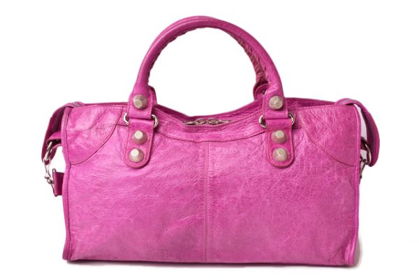 ba 19 012 3 Balenciaga Giant Part Time Handbag Pink