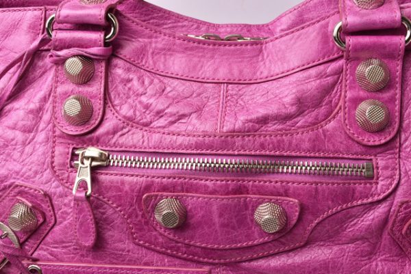 ba 19 012 7 Balenciaga Giant Part Time Handbag Pink