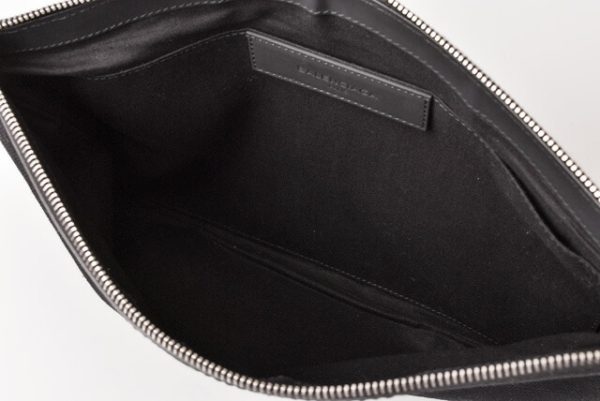 ba 19 018 4 Balenciaga Pouch Shoulder Bag Black