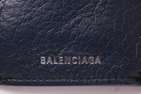 ba 19 024 7 Balenciaga Folding Wallet Blue