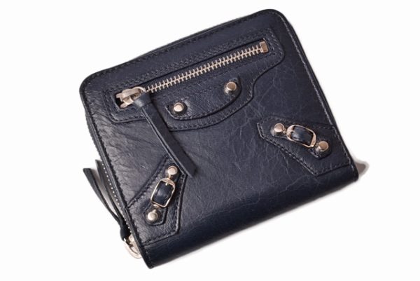 ba 19 025 2 Balenciaga Folding Wallet Blue