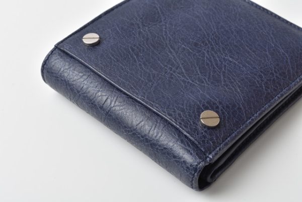 ba 19 027 4 Balenciaga BillfWallet Pass Case Blue