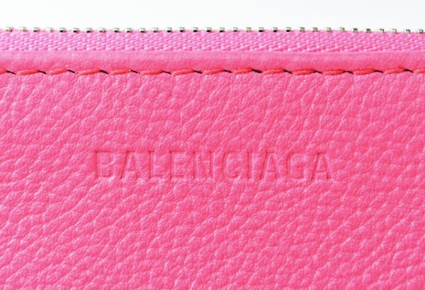 ba 20 003 4 Balenciaga Cash Handle Pouch Clutch Bag Pink