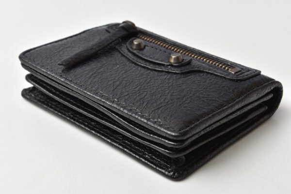 ba 20 014 4 Balenciaga Card Holder Black