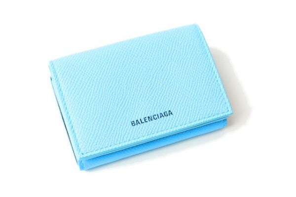 ba 201011 02 2 Balenciaga Cash Mini Wallet Blue