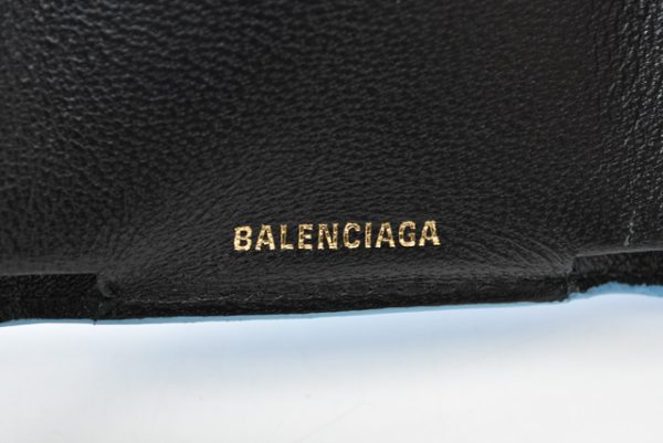 ba 201011 02 6 Balenciaga Wallet Cash Mini Baby Blue