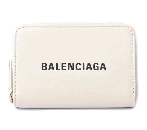 ba 201011 24 1 Balenciaga Mini Wallet Everyday Card Coin White