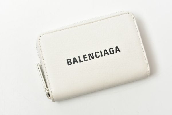 ba 201011 24 2 Balenciaga Everyday Card CoinPouch White