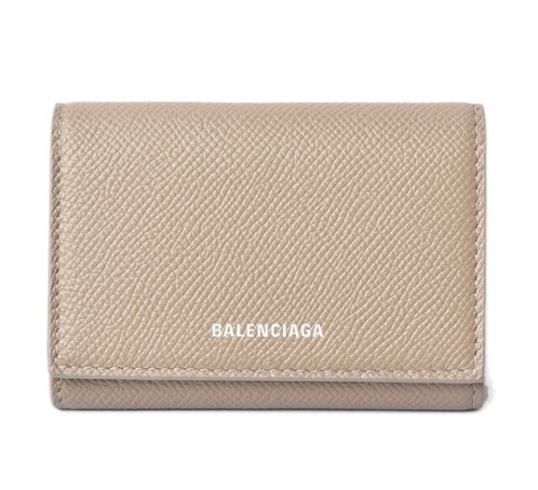 ba 201011 28 1 Balenciaga Ville Accordion Card Holder Coin Case Brown