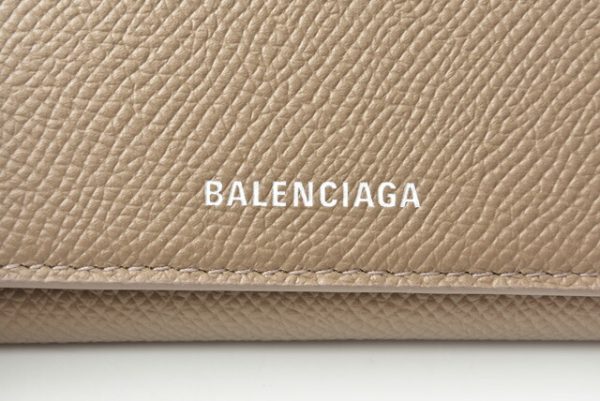 ba 201011 28 3 Balenciaga Ville Accordion Card Holder Coin Case Brown