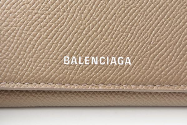 ba 201011 28 3 Balenciaga Mini Wallet Ville Accordion Card Holder Brown