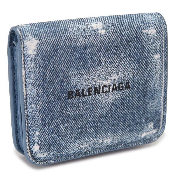 balenciaga594216 Balenciaga Cash Wallet Blue