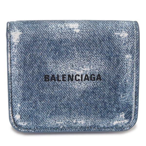 balenciaga594216 1 Balenciaga Cash Wallet Blue