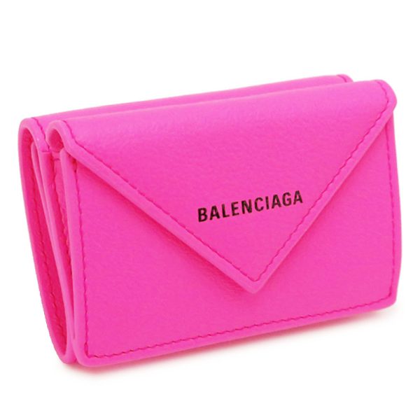 balenciagapapier Balenciaga Paper Mini Wallet Pink