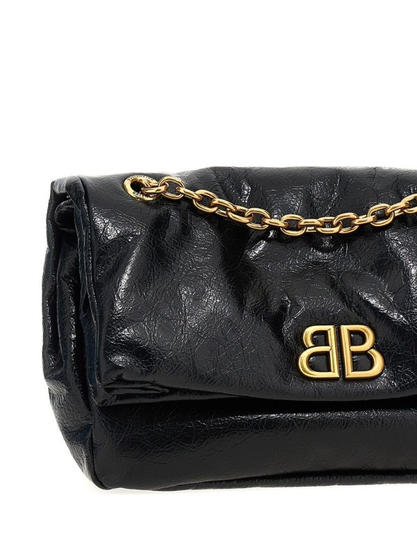 bb726c41bb58f50 ju 3 Balenciaga Black Monaco Chain S shoulder bag fallwinter 2024