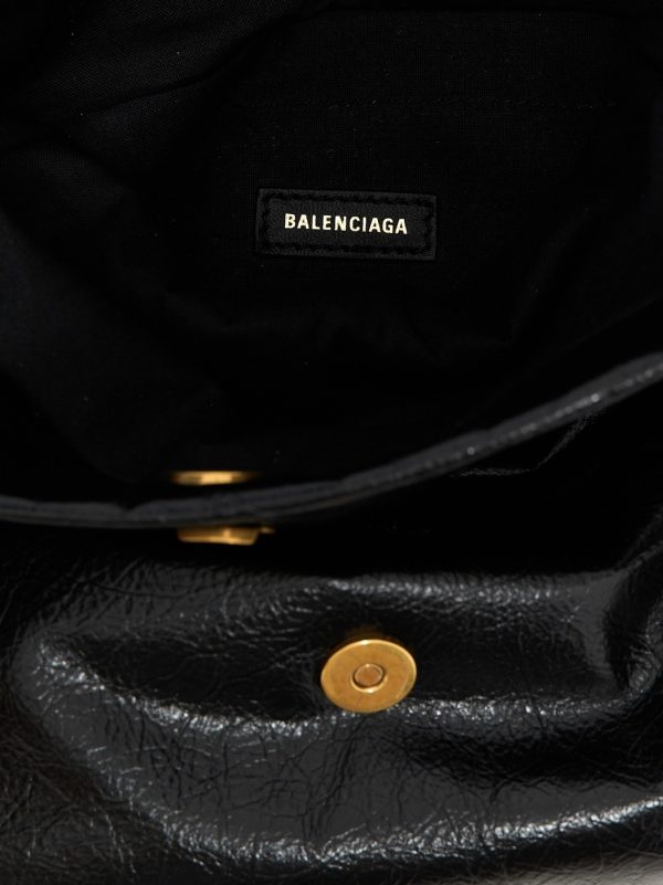 bb726c41bb58f50 ju 4 Balenciaga Black Monaco Chain S shoulder bag fallwinter 2024