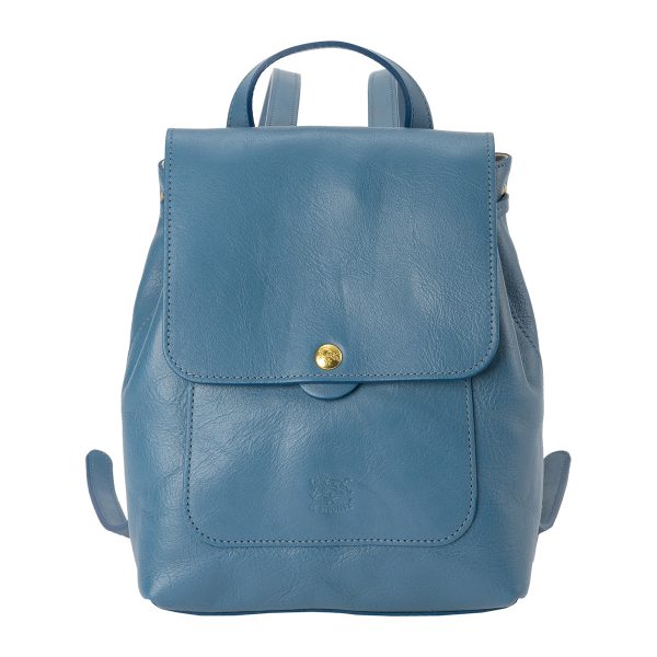 bba075pv0001bl057 1 IL BISONTE Mezzo Monte Rucksack Blue