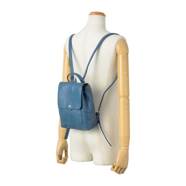 bba075pv0001bl057 6 IL BISONTE Mezzo Monte Rucksack Blue