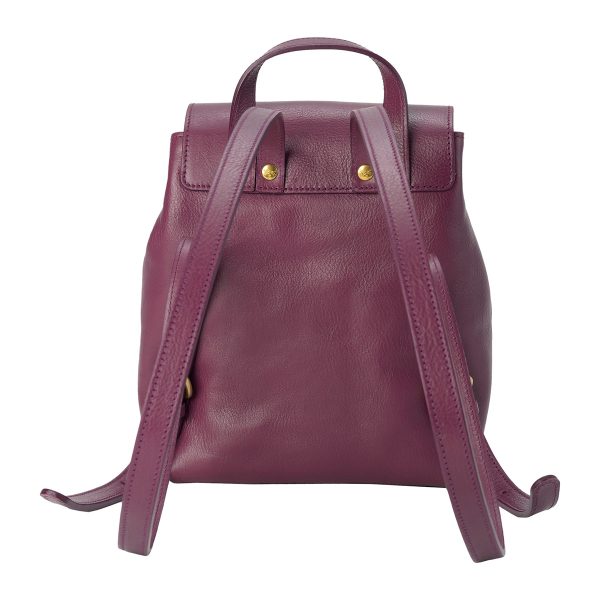 bba075pv0001pu380 2 IL BISONTE Mezzo Monte Rucksack Purple