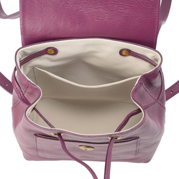 bba075pv0001pu380 5 IL BISONTE Mezzo Monte Rucksack Purple