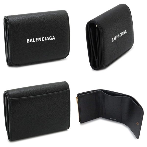 bc655622 2 Balenciaga Cash Zip Mini Wallet Black