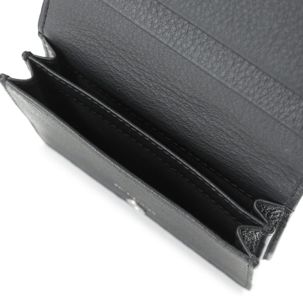 bccardcase 5 Balenciaga Papier Card Holder Black