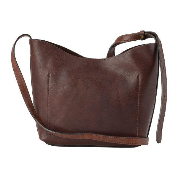 bcr337po0001bw176 2 IL BISONTE Le Loudy BCR337 Shoulder Bag Brown