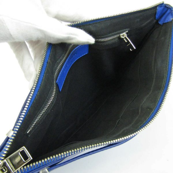 bf563839 3 Balenciaga Ilias Clip Clutch Bag Blue