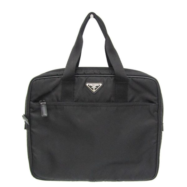 bf573724 1 Prada Nylon Handbag Black