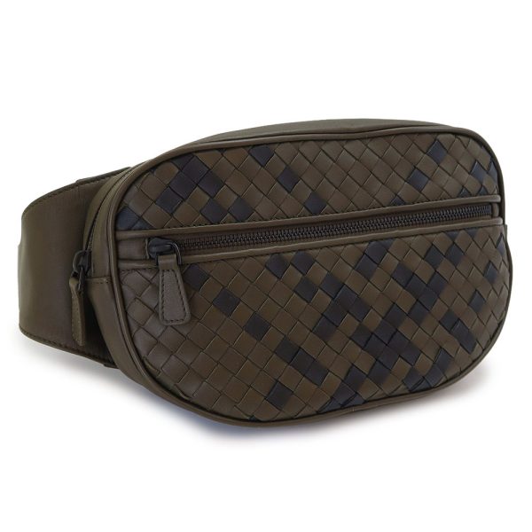 bobeltbag Bottega Veneta Intrecciato Belt Bag Khaki