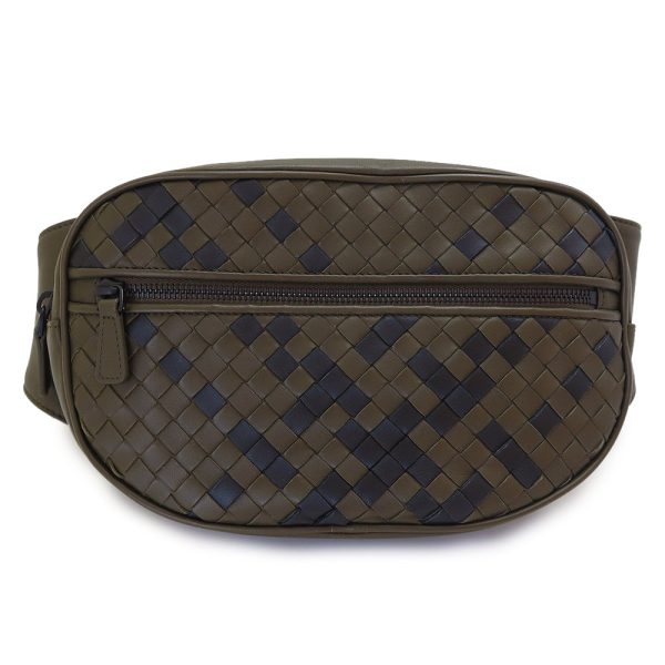 bobeltbag 1 Bottega Veneta Intrecciato Belt Bag Khaki