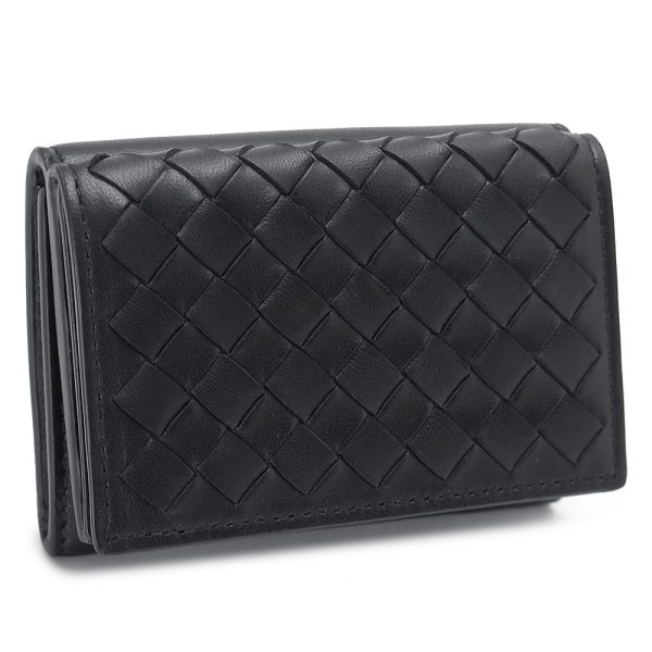 bottegawalletmens Bottega Veneta Wallet Intrecciato Black