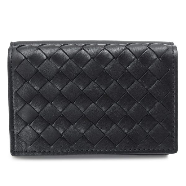 bottegawalletmens 1 Bottega Veneta Wallet Intrecciato Black