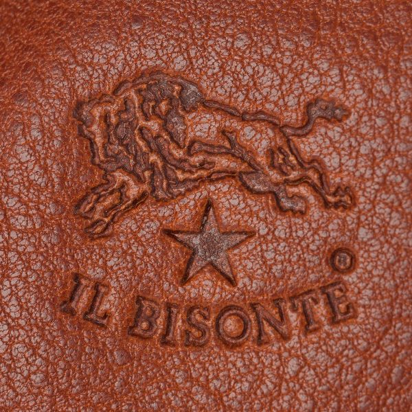 bto134po0001bw056 7 IL BISONTE Vacchetta Tote Bag Brown