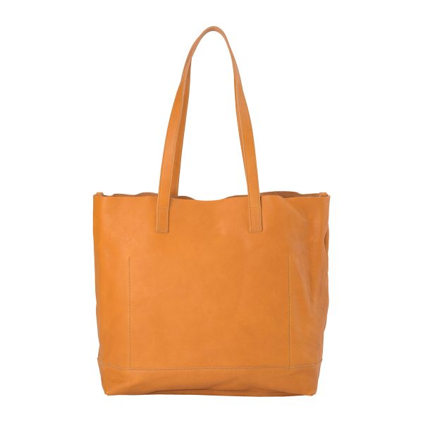 bto134po0001na025 2 IL BISONTE Vacchetta Tote Bag Beige