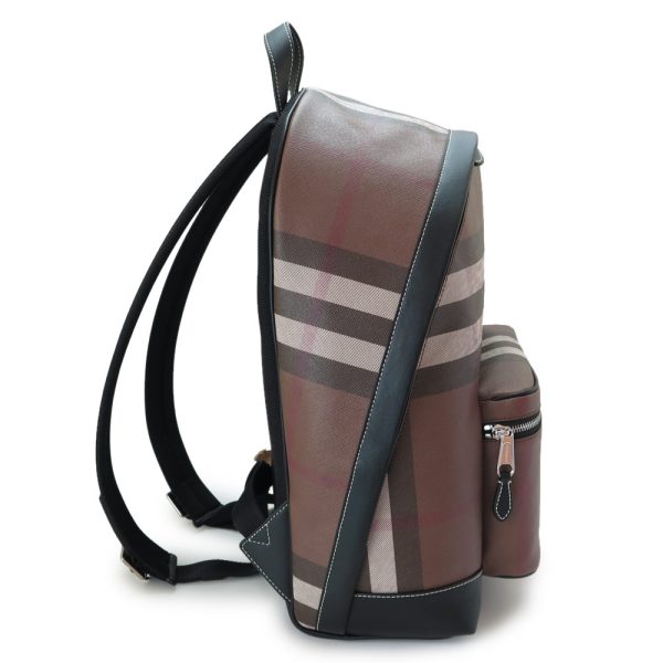 burberrybackpack 2 Burberry Plaid Backpack Brown