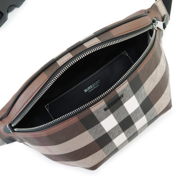 burberrybodybag 4 Burberry Plaid Waist Bag Brown