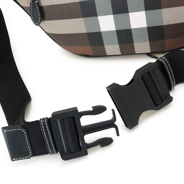 burberrybodybag 5 Burberry Plaid Waist Bag Brown