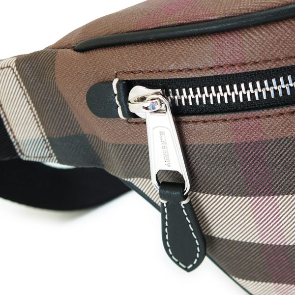 burberrybodybag 6 Burberry Plaid Waist Bag Brown